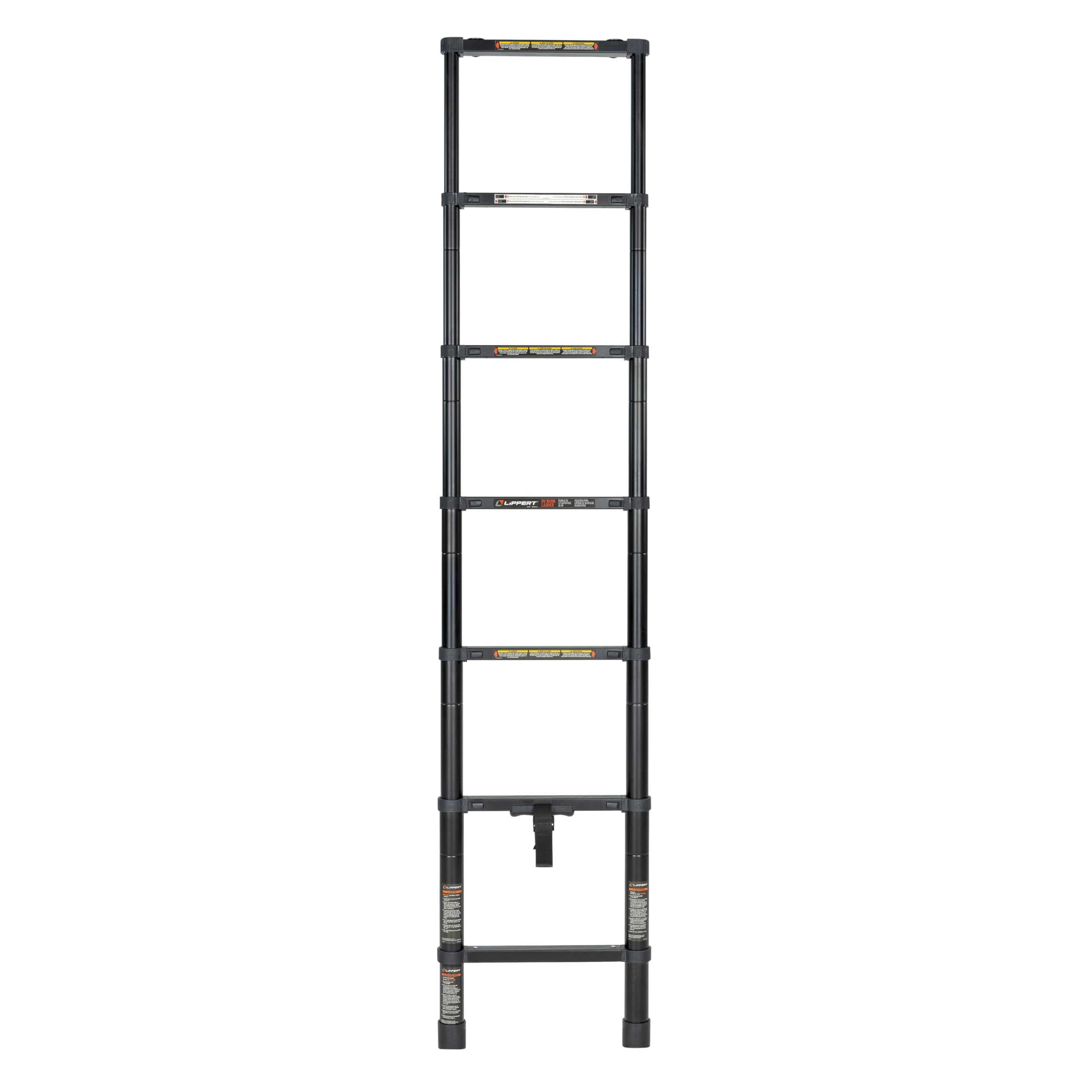 Lippert Collapsible RV Bunk Bed Ladder with 7 Length, 250-lb. Weight Capacity, Telescoping Design, Two Female Attachment Bracket