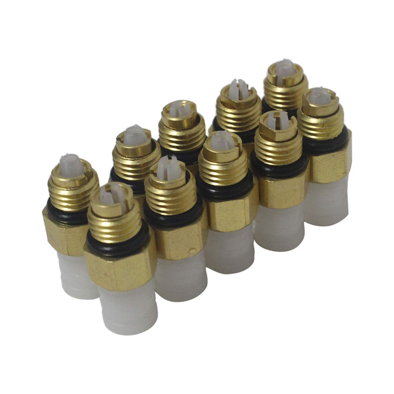 Airsusfat 10Pcs Air Suspension Repair Kit Air Valve M8 For Benz W251 W164 W212 W211 W220 W221 New Air Connector Tube Brass Fitti