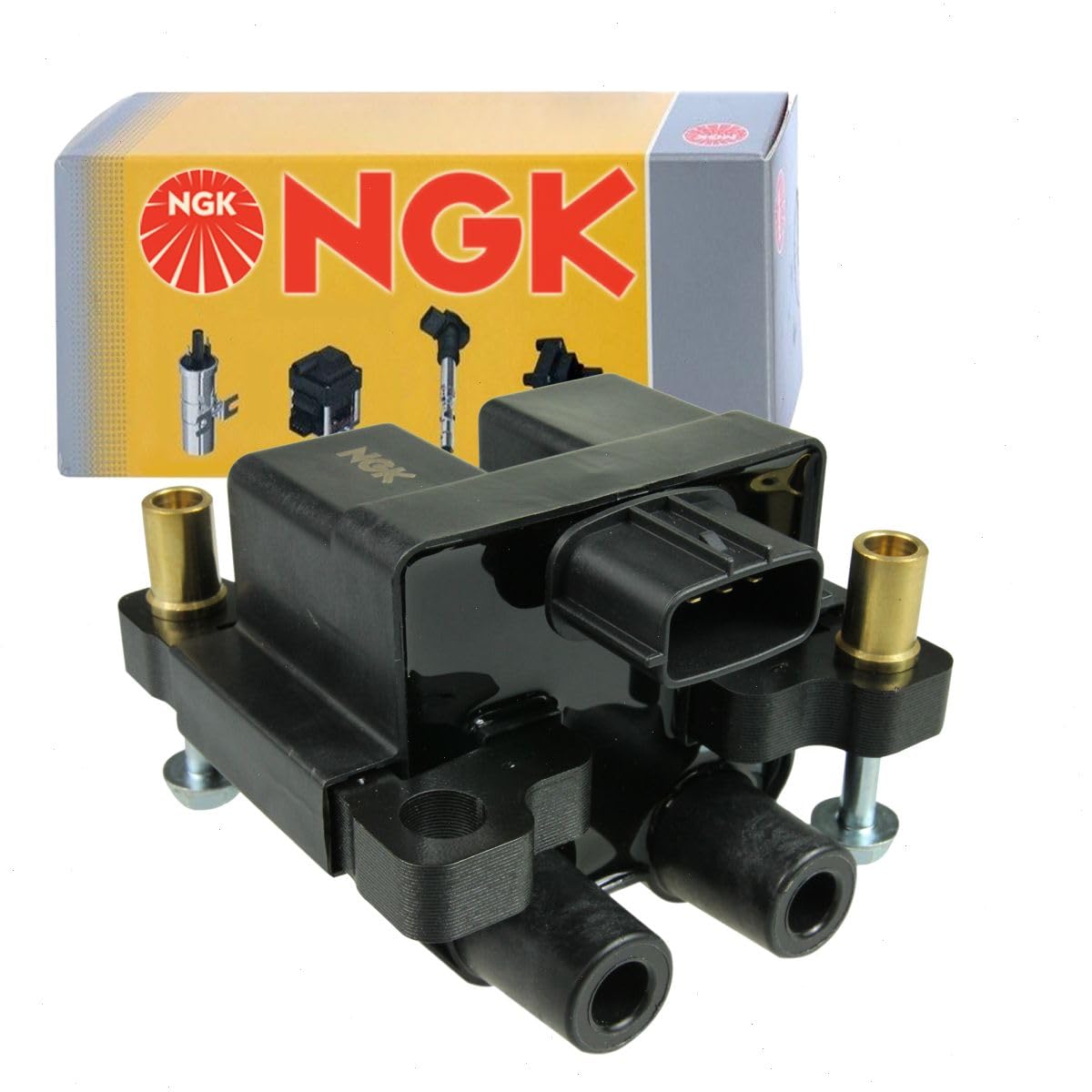 NGK Ignition Coil compatible with Subaru Outback 2.5L H4 2005-2009