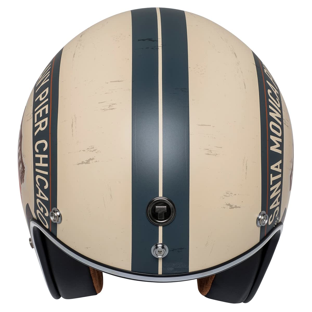 TORC T50 Route 66 Open-Face Helmet, Flat White PCH, X-Large, Model T5020PCH25