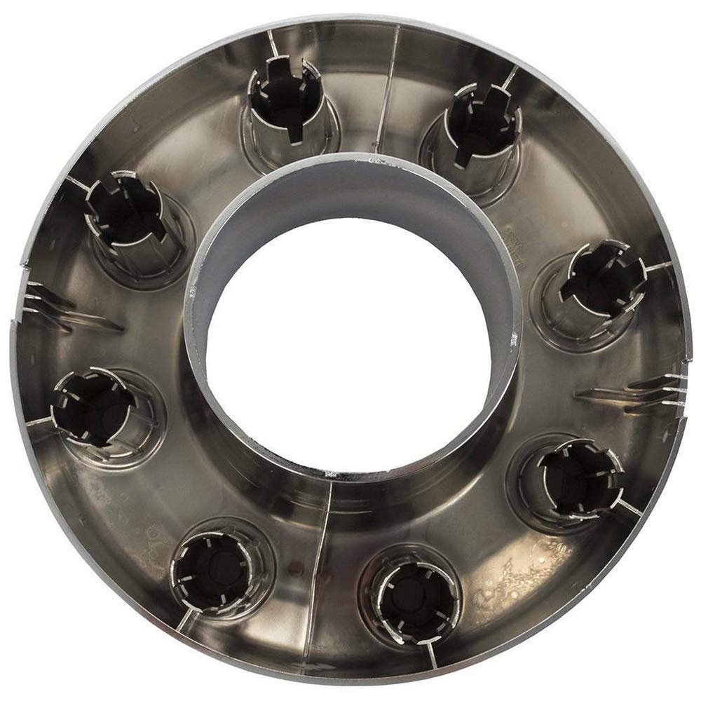 KARPAL Front Wheel Hubcap for 2005-2018 Ford F-350 Dually 4x4, Aluminum, Silver, Model 1KPFD2408001, 1pcs