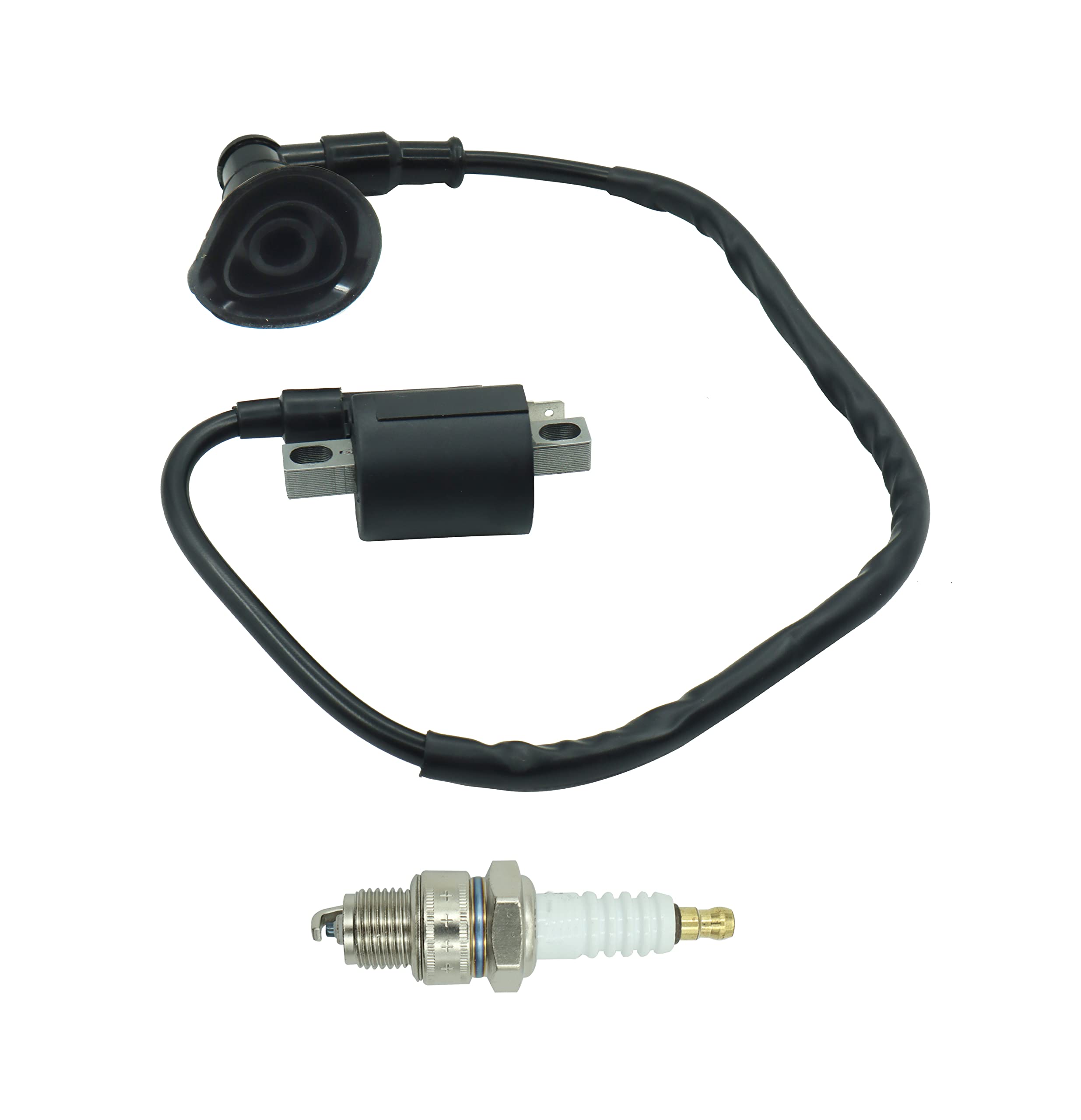 DABAZUALY CDI Box for Polaris Sportsman 90 & Predator 90 (2003-2006) with Ignition Coil, Spark Plug, Starter Solenoid Relay
