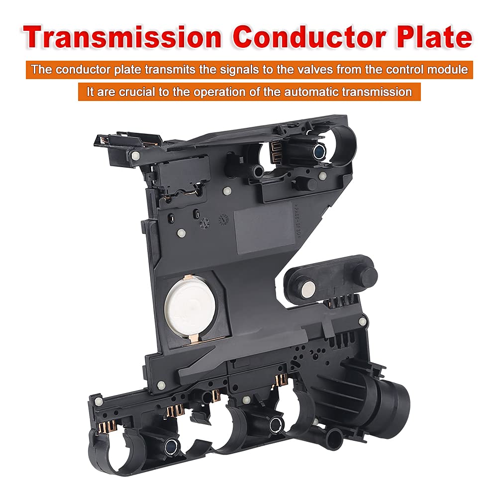 WATERWICH Transmission Conductor Plate + Connector Adapter+ Filter + Gasket Kit Compatible with Mercedes-Benz Replace# 140271008