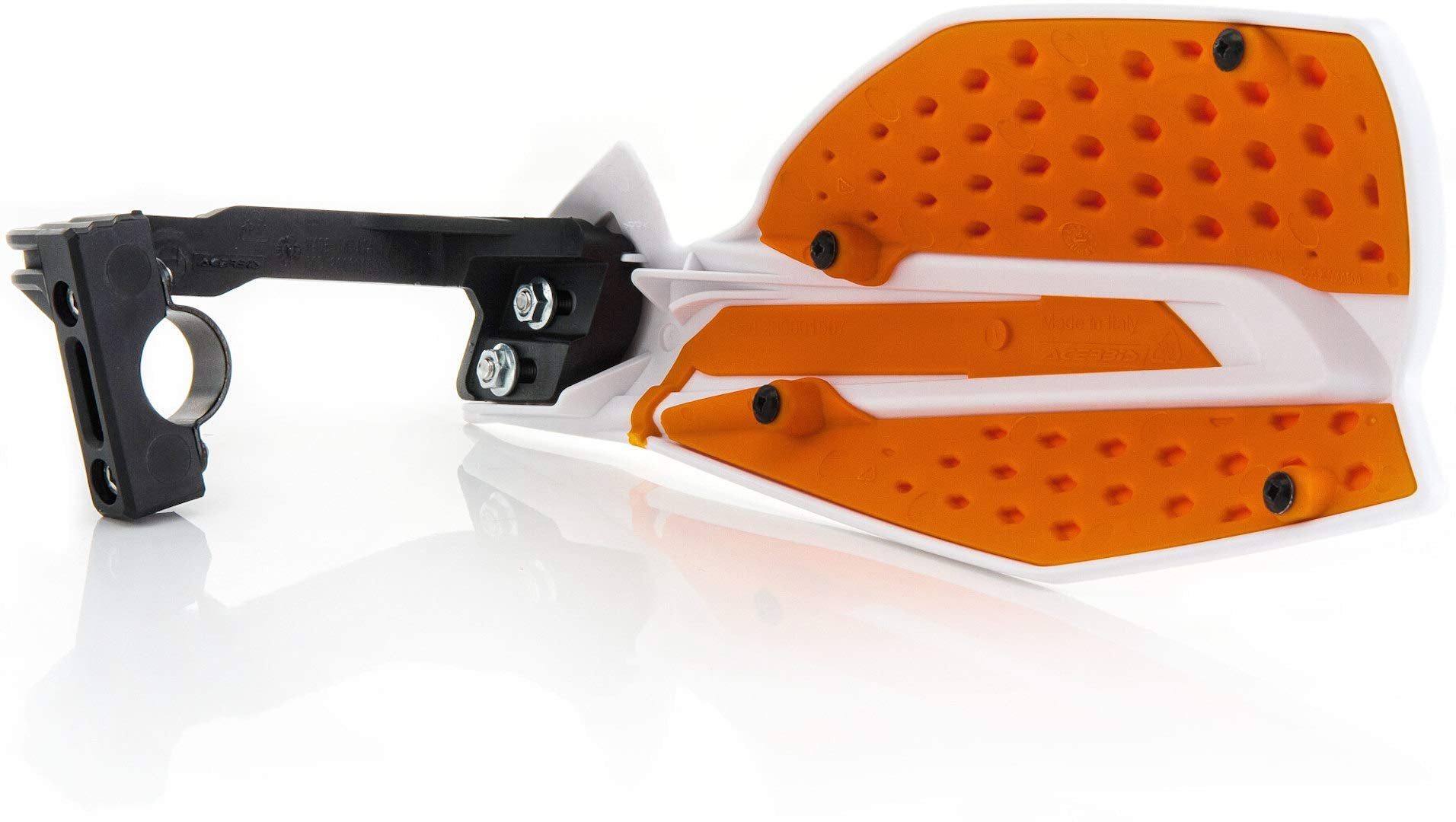 Acerbis X-Ultimate Handguards - White/Orange (2645481088)