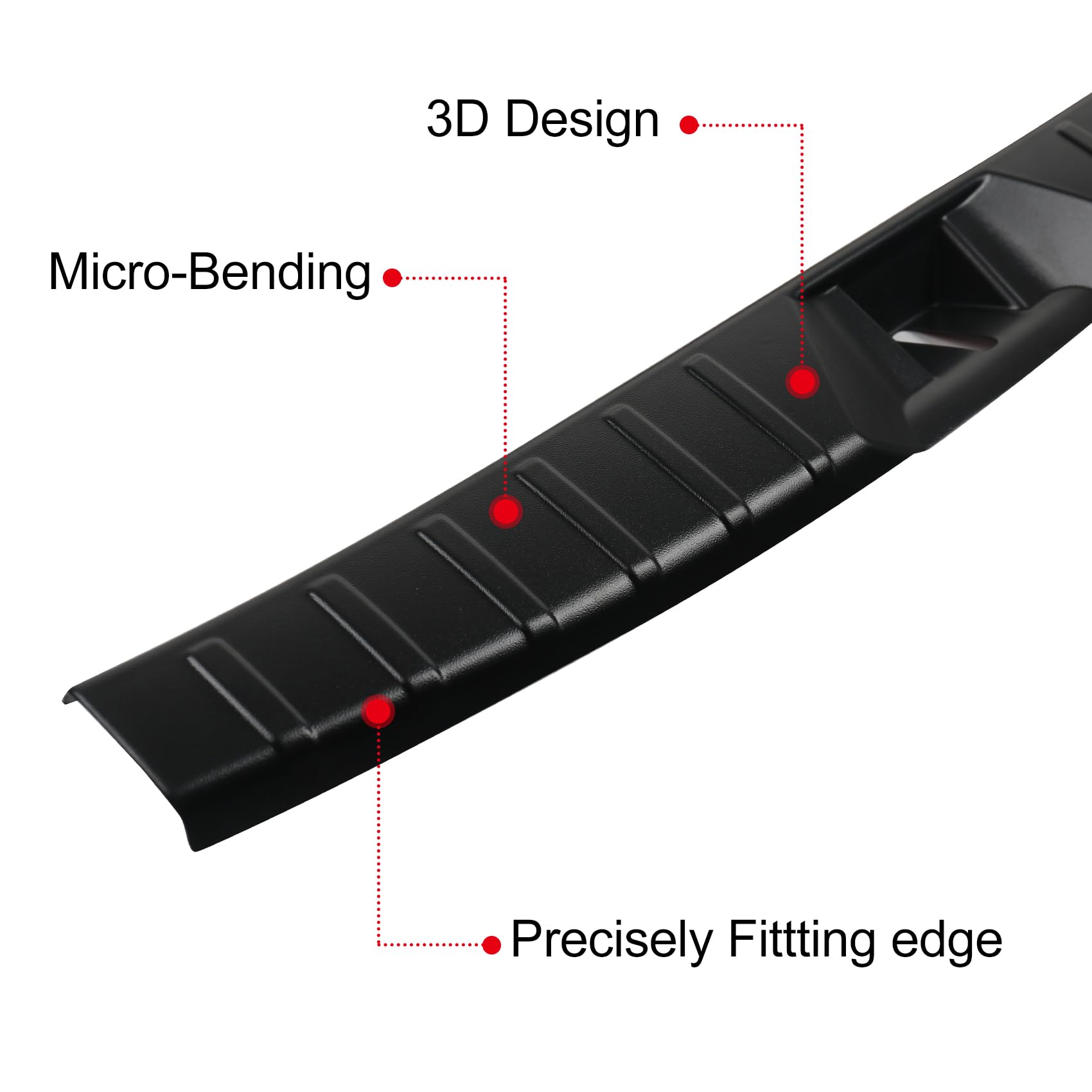 Interior Rear Bumper Protector Guard Accessory Compatible for Subaru Outback 2021 2022 2023 2024 2025 Trim Cover Scratch Resista