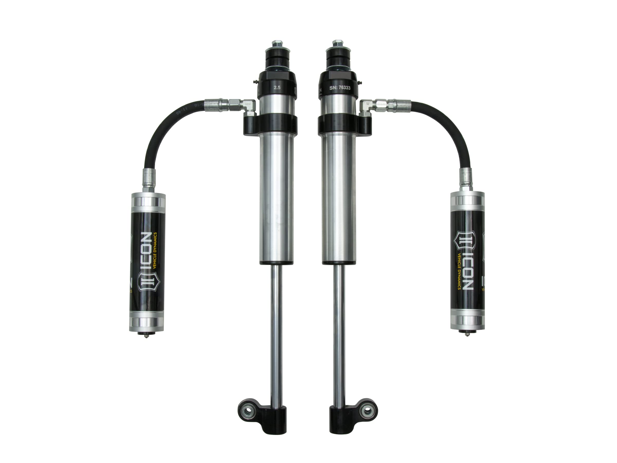 Icon 0-2.625' Lift, Rear, 2.5 Rtx Omega Rr Shocks, Pair, Compatible With 2005-Up Toyota Tacoma, 57826P
