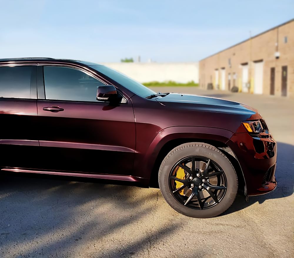 Vvivid+ Gloss Demon Black Premium Vinyl Wrap Film 2Ft X 5Ft