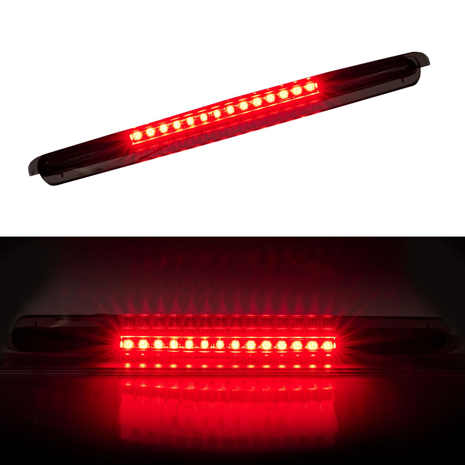 Cxdar Third 3Rd Brake Light Led For 2005-2010 Scion Tc, High Mount Rear Brake Lights Assembly For 05-10 Scion Tc, Waterproof Cen