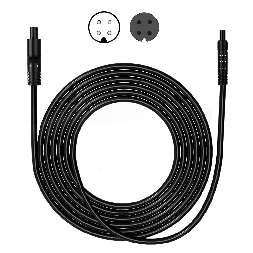 YQMAJIM Dash Cam Extension Cable (4Pin 33ft) Backup Camera Extension Cord, Rear View Mirror Camera Extension Wire,Dashcam Rear C