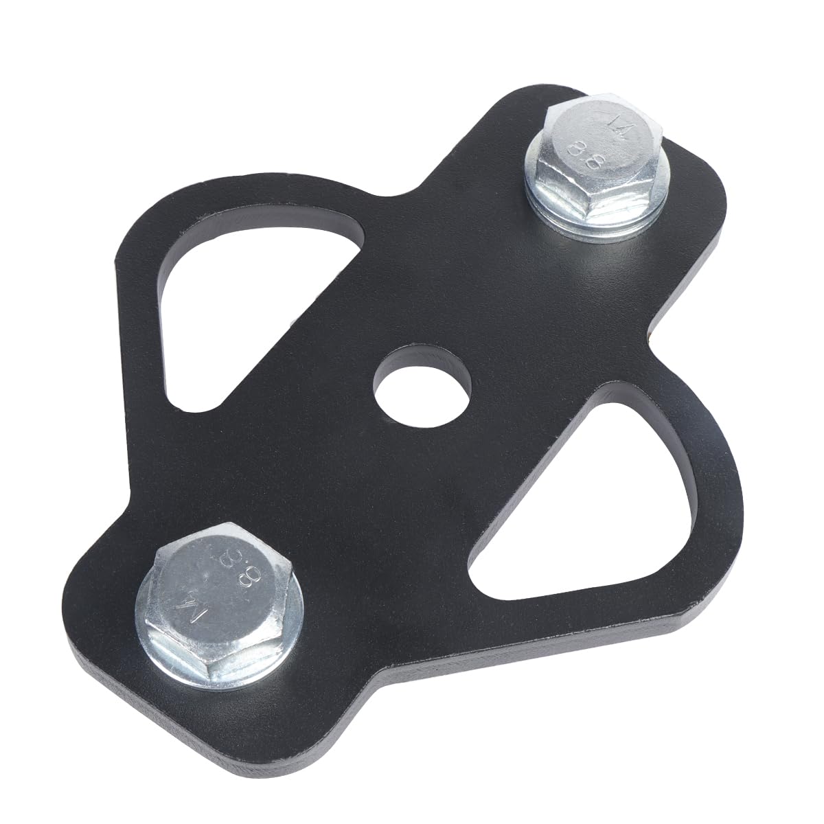 Lcgp 3-Way Trailer Hitch Adapter, Steel Hook Mounting With Bolts, Suitable For Atv Lawn Mower Golf Cart Yard Cart Garden Tractor