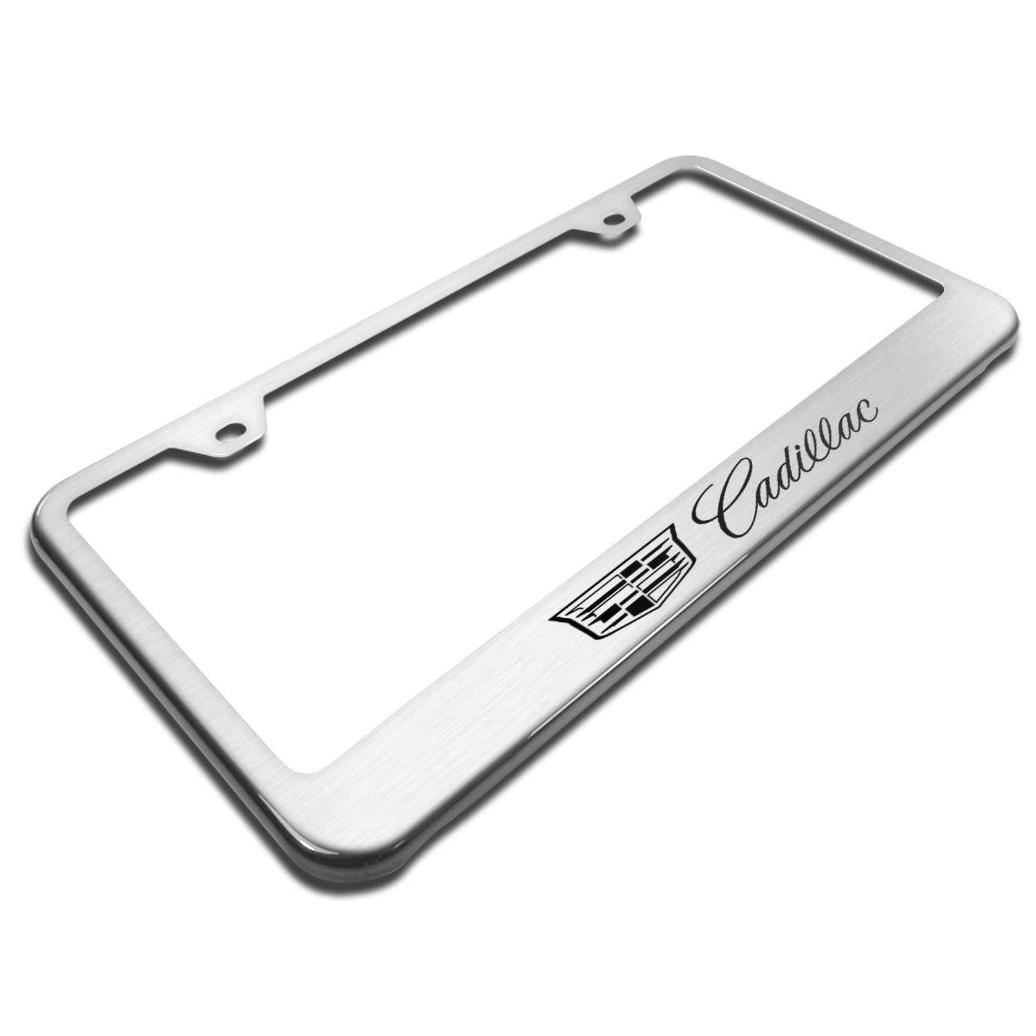 Au-Tomotive Gold Cadillac (New Logo) Laser Etched Frame-Brushed
