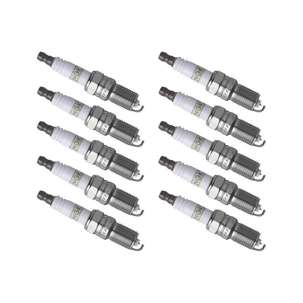 Ngk G Power Platinum Spark Plug Tr55Gp (10 Pack) Compatible With Ford F-350 Super Duty Xlt 1999-2004 6.8L/415