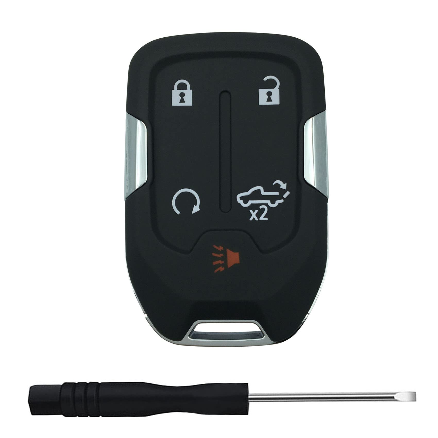 Replacement Keyless Entry Remote Key Fob Shell Case For 2022 2021 2020 2019 Chevy Silverado And Gmc Sierra 1500 2500Hd 3500Hd Ca