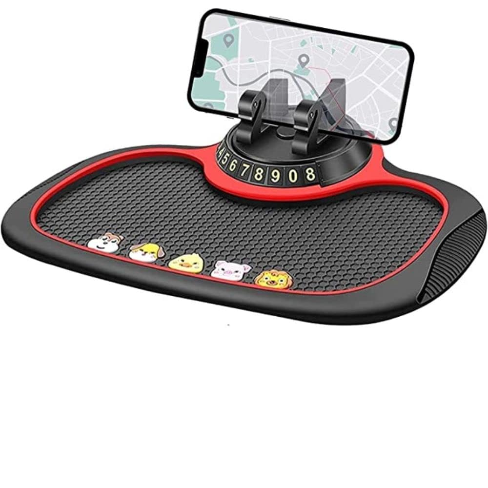 TUPERMAR Car Phone Holder mat Anti Slip car Dashboard mat Mobile Phone Holder Car Phone Mount Silicone Car Pad Mat for Various D