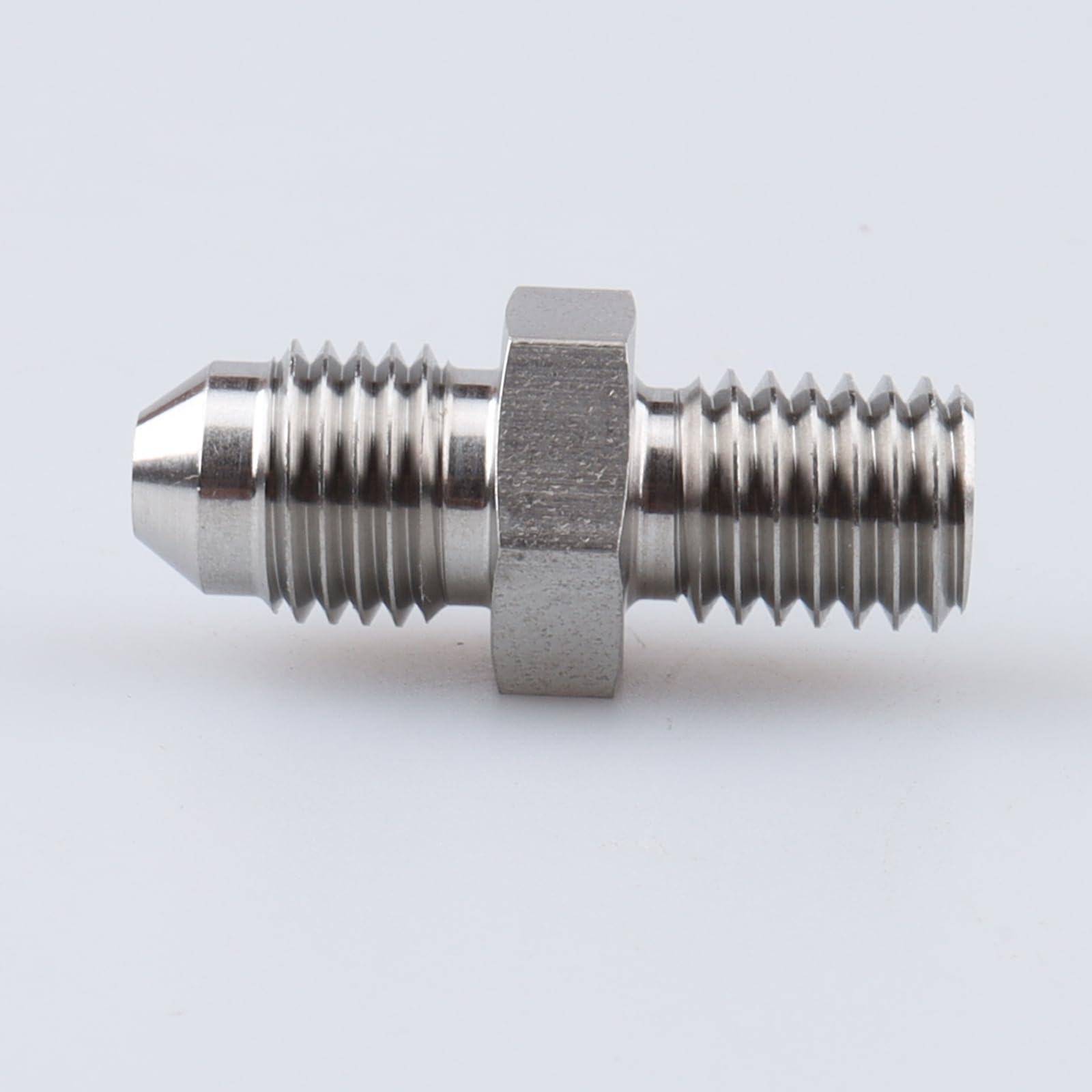 AC PERFORMANCE Male M10 x 1.5 Metric Thread to -4 AN Flare Adapter Stainless Steel