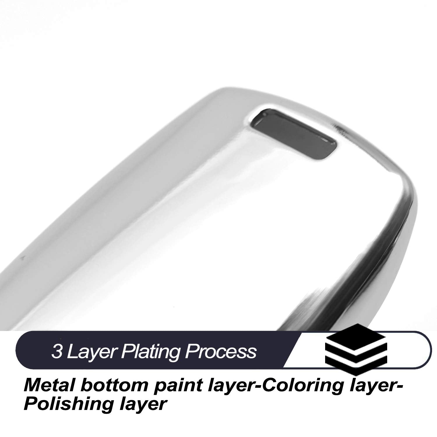 Compatible With Chevy Chevrolet Equinox Encore Camaro Cruze Malibu Impala Buick Regal Lacrosse Gmc Terrain Silver Tpu Key Fob Co