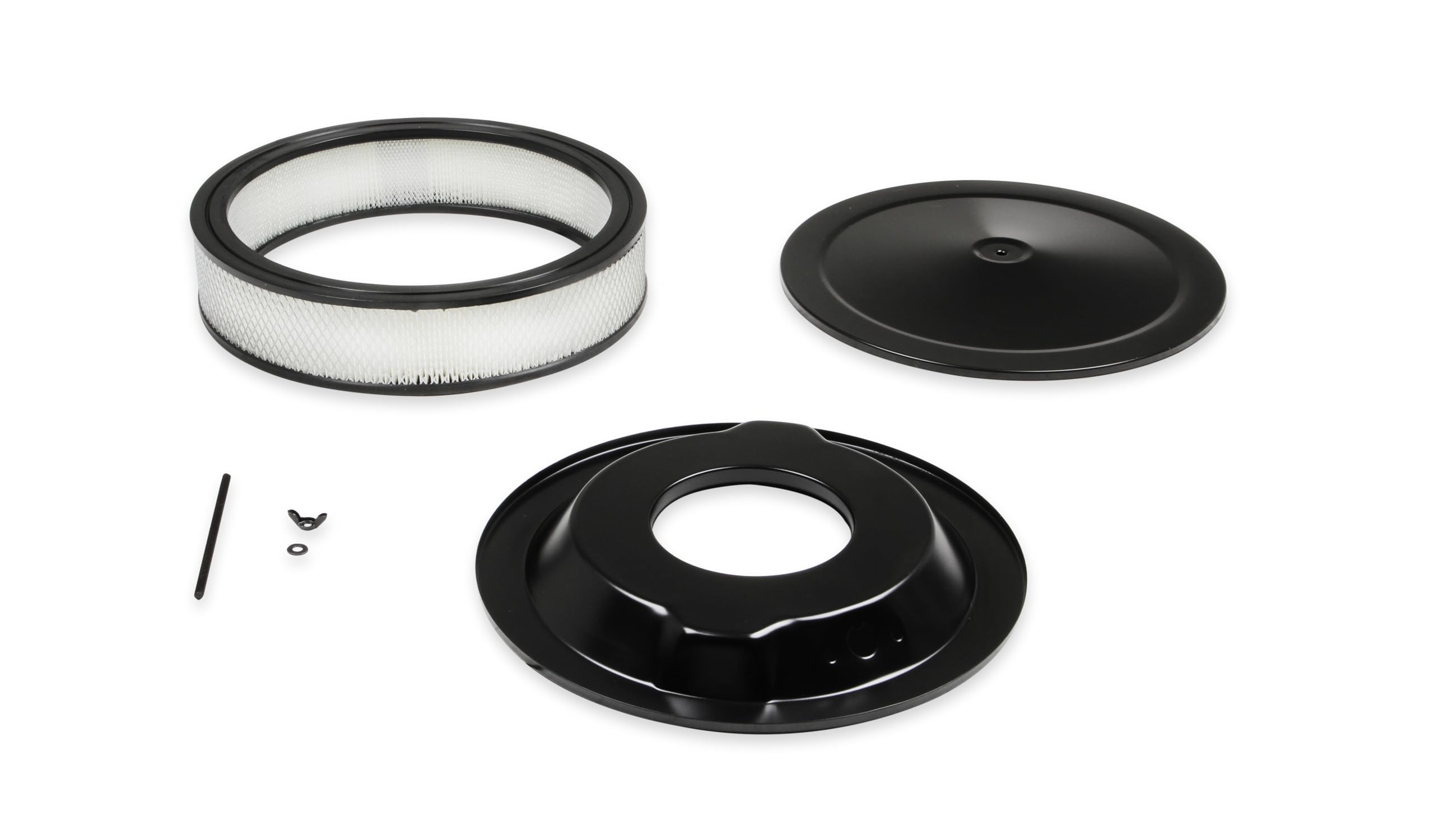 Mr. Gasket 9790Bp Flat Black 14'' Competition Air Cleaner