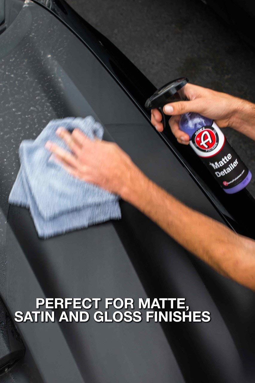 Adam's Polishes Matte Detailer - Specialized Formula, 16 oz, Purple, Model MD, No Shine Finish
