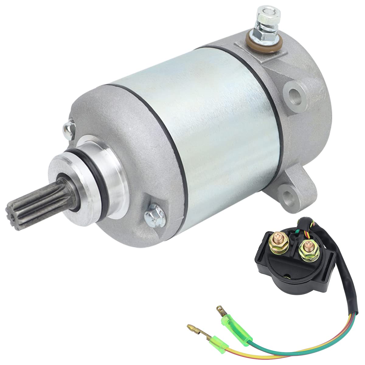 Soarider Starter & Relay fit for Honda Trx250 Recon 97-01| Trx250TE Recon ES 02-04| Trx250TM Recon 02-04| Trx250EX 01-08| Trx250