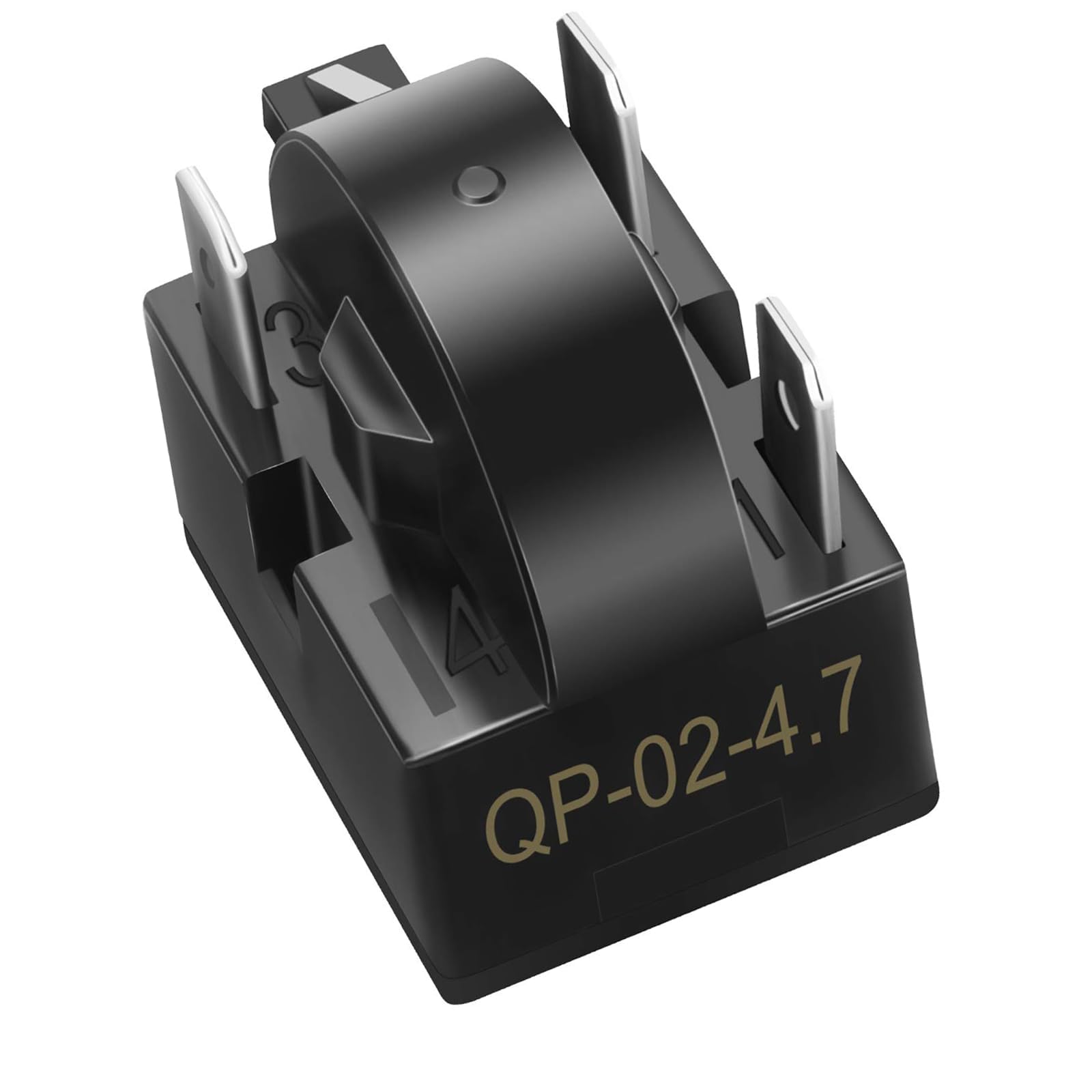 Secosautoparts Qp2-4R7 Qp2-4.7 3Pin Start Relay Refrigerator Starter Qp2-4.7G12 Compatible With Frgidaire Maytag Haier Igloo Vis