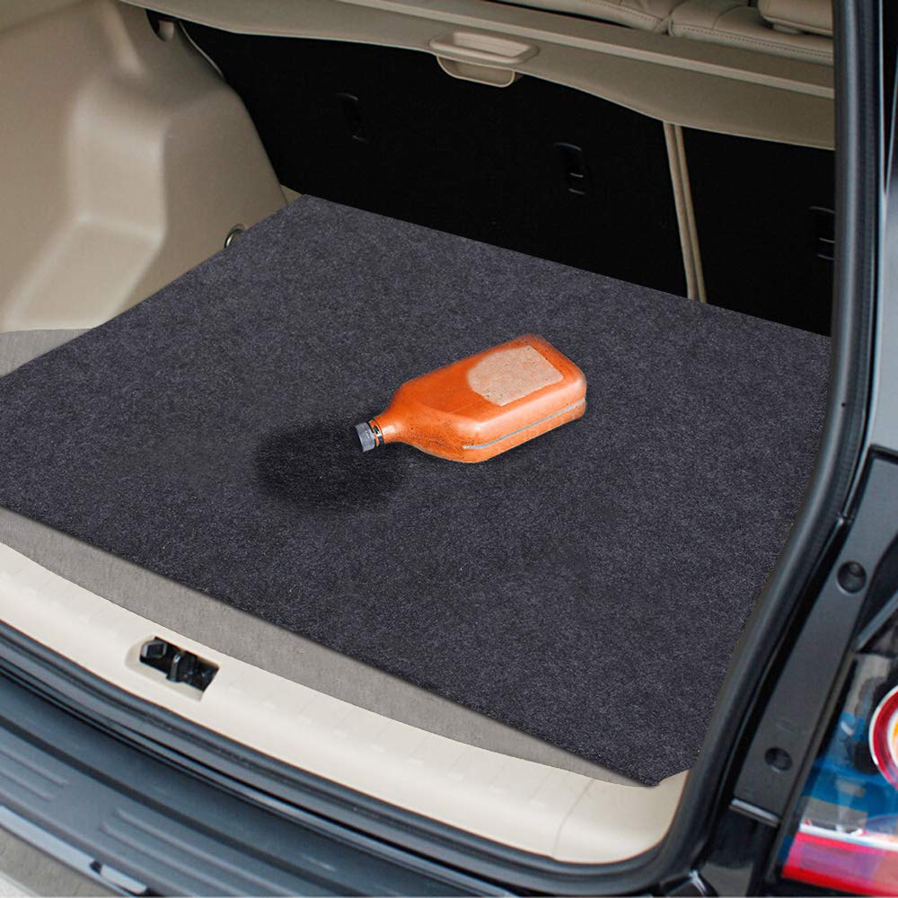 Meitola Cleanable Floor Oil Spill Mat, Oil Absorbing Pad Durable Protective Surface Can Be Used For Car Oil Change (46In36In)