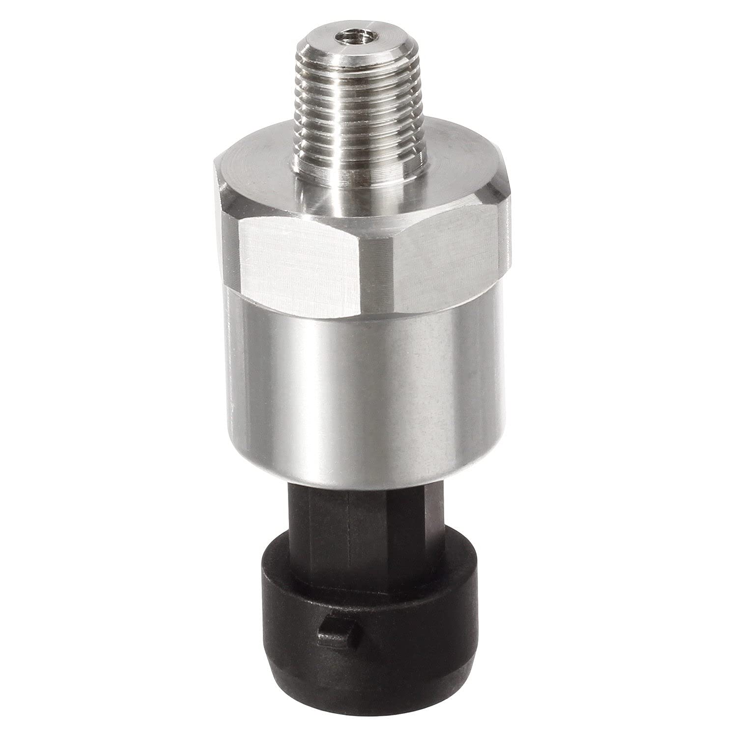 AUTEX Pressure Transducer Sensor 100 Psi Pressure Sender 316 Stainless Steel Oil Pressure Transmitter 1/8'' -27 NPT For Oil Fuel
