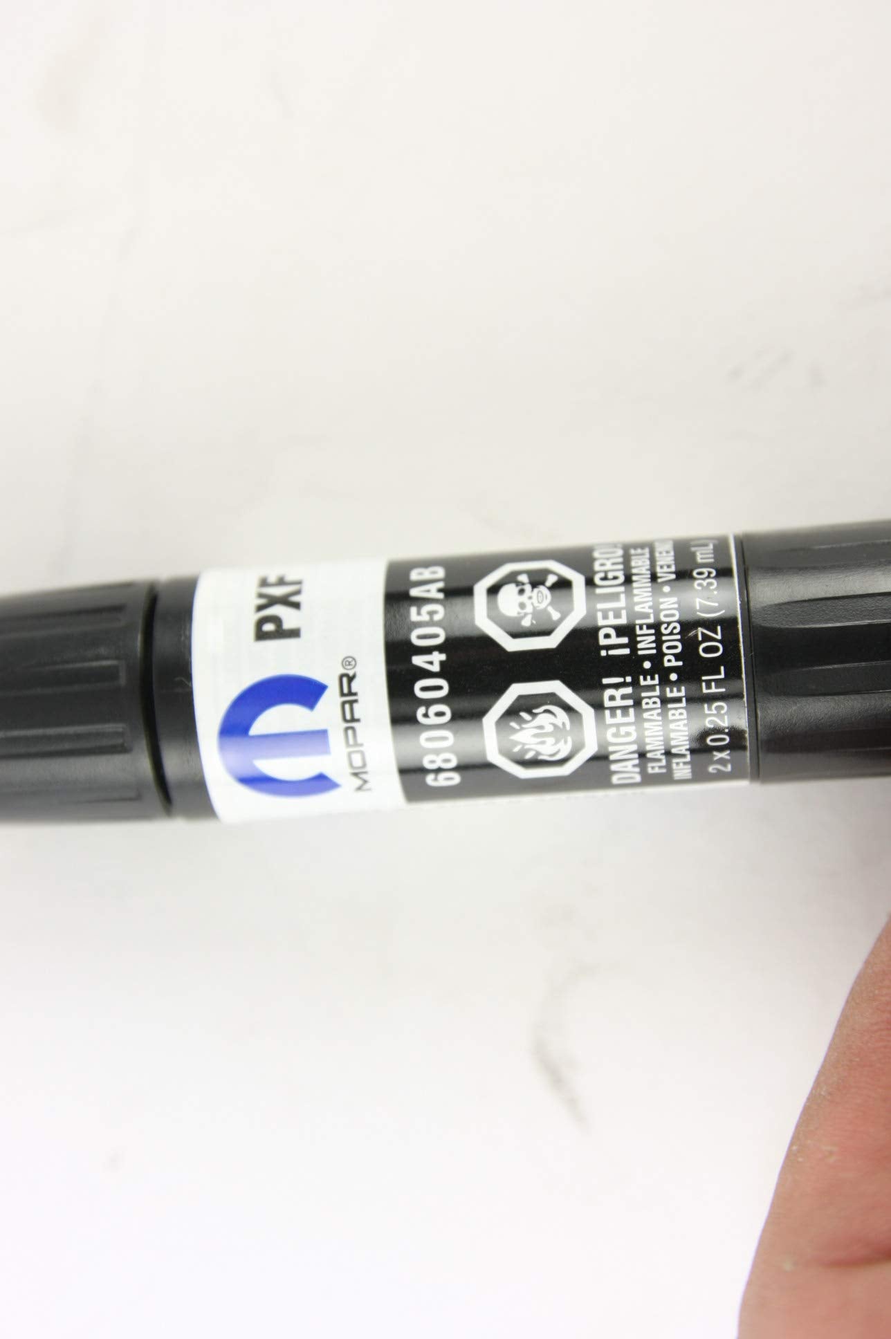 Mopar Jeep Wrangler Hard Top Touch Up Paint - 0.5 Fl Oz, Black, OEM Model 68060405AB