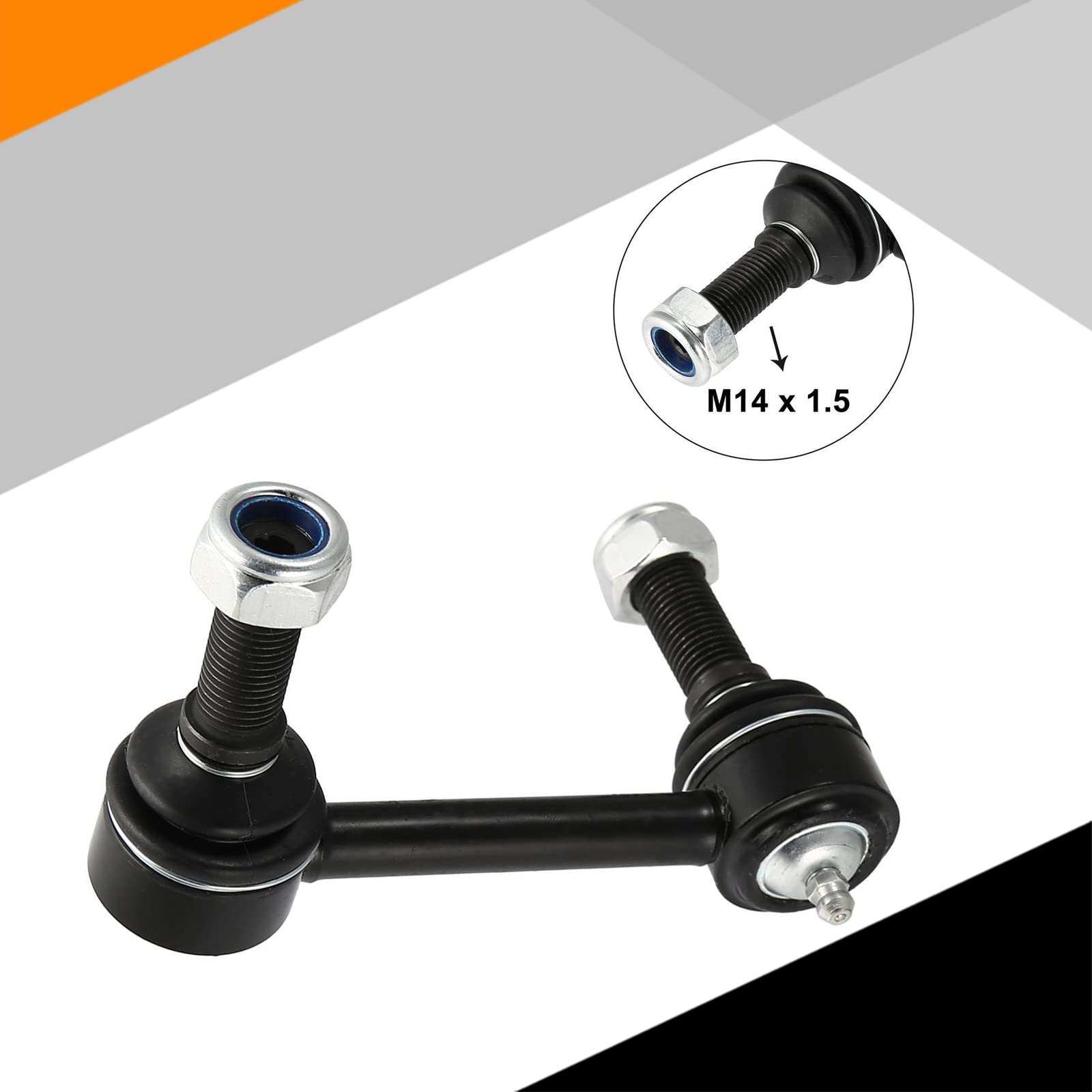 Xopiyao Front Sway Bar End Link K80824 K80825 Compatible With Ssr 2003-2006,Trailblazer/Trailblazer Ext 2004-2006,Gmc Envoy 2004