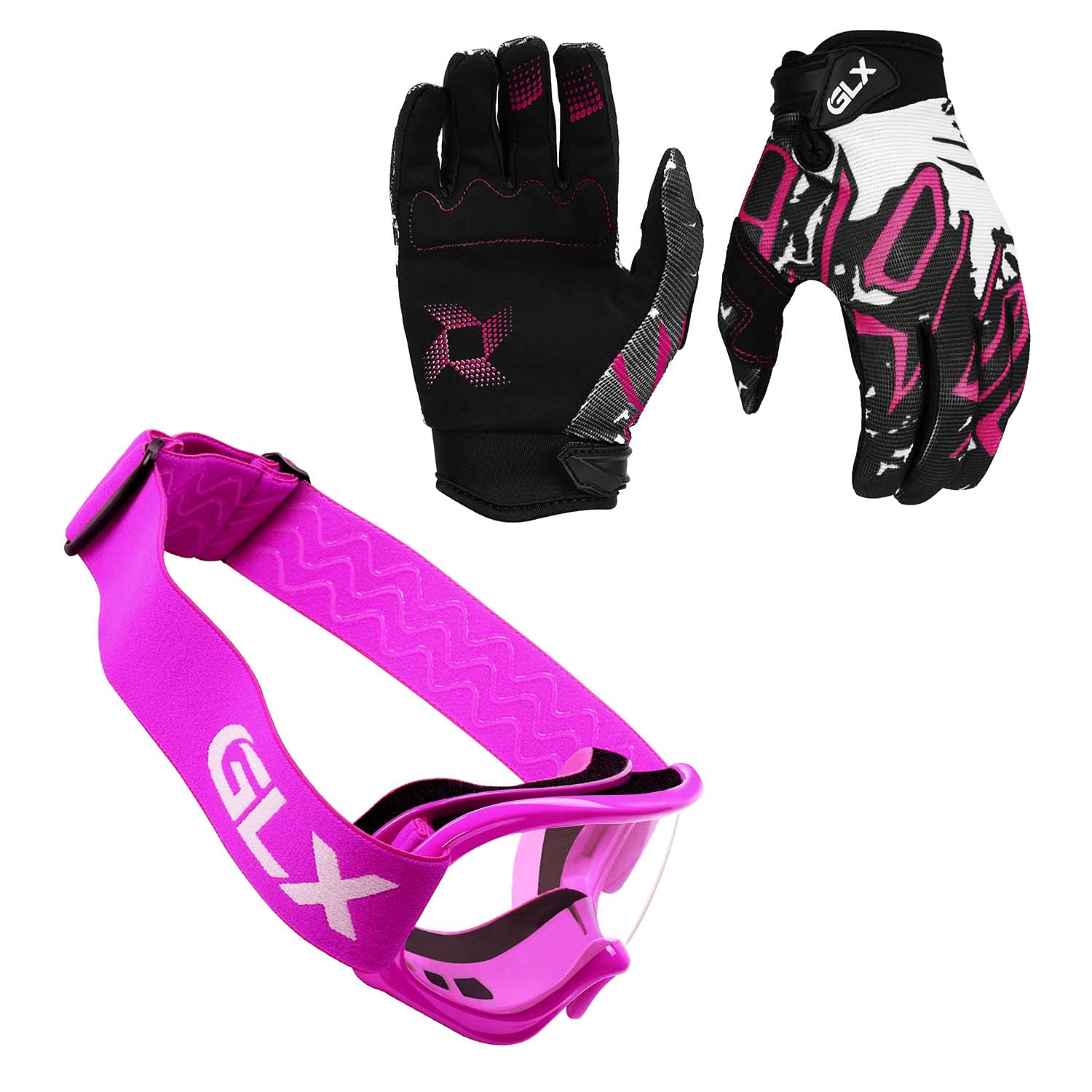 Glx Gx623 Youth Atv/Dirt Bike Helmet Combo - Graffiti, X-Large - Dot