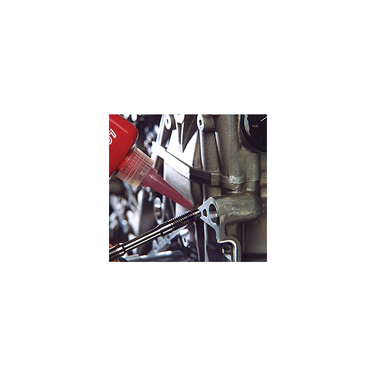 Loctite 272 Automotive Threadlocker Red - High Temp Thread Lock, Heavy-Duty High Strength Applications, Works on All Metals - 36