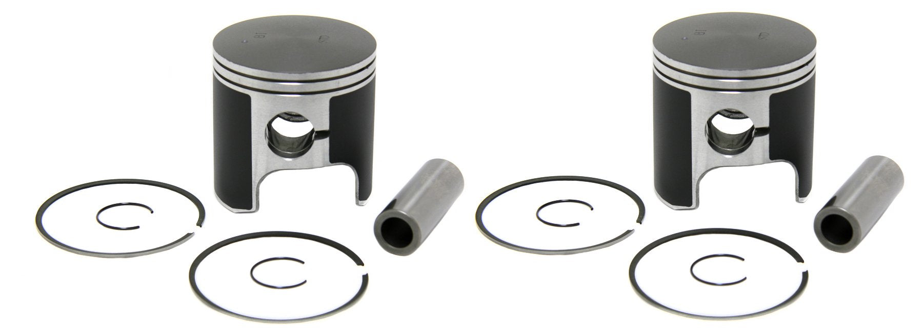SPI, 09-611, 2 Standard Bore Piston Kits for Arctic Cat 800 Twins fits 2001-2004 Models - 81mm