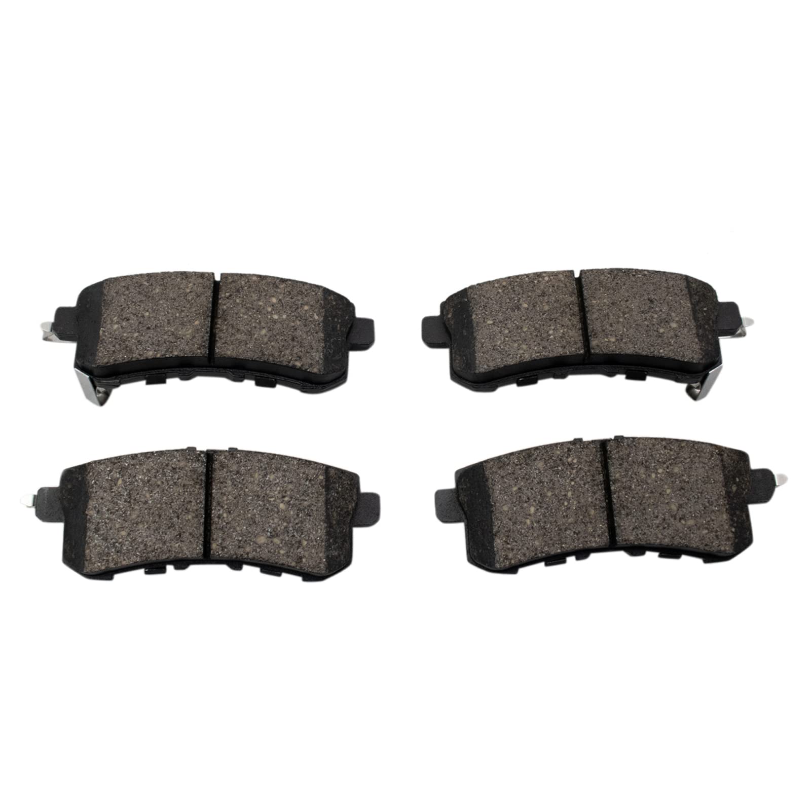 TRQ Rear Brake Pads Ceramic Compatible with 2011-2013 INFINITI QX56 2014-2021 QX80 2017-2021 Nissan Armada