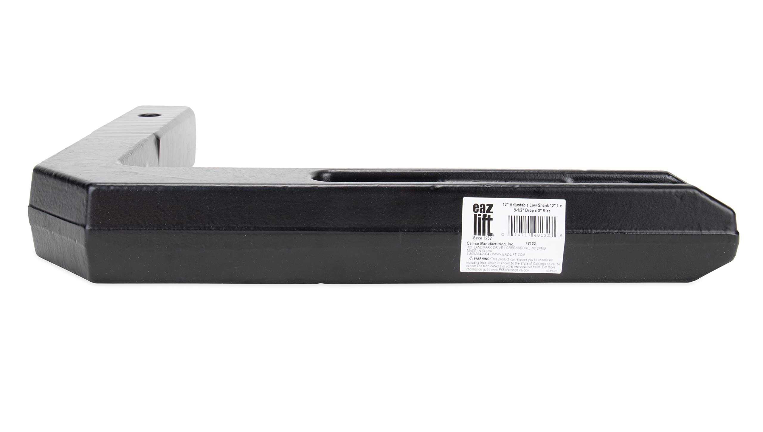 Eaz-Lift Ball Mount Shank | Features An Adjustable Design, Powder-Coated Finish, And Fits A 2-Inch X 2-Inch Receiver (48132)