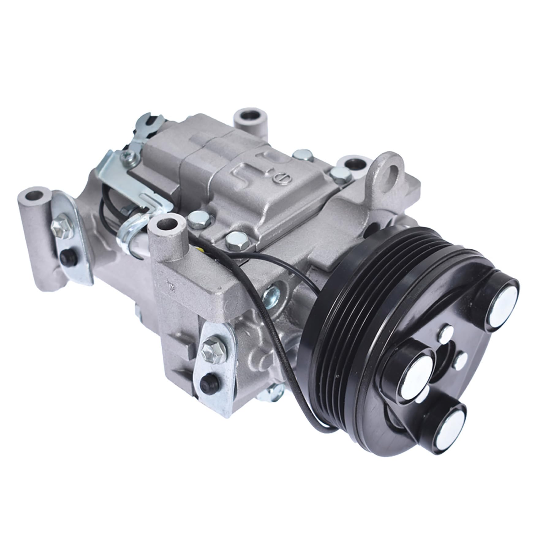 WFLNHB AC Compressor & A/C Clutch, A/C Ports 5 Grooves Replacement for Mazda 3 2004-2009 3 Sport 2009 Replacement for Mazda 5 20