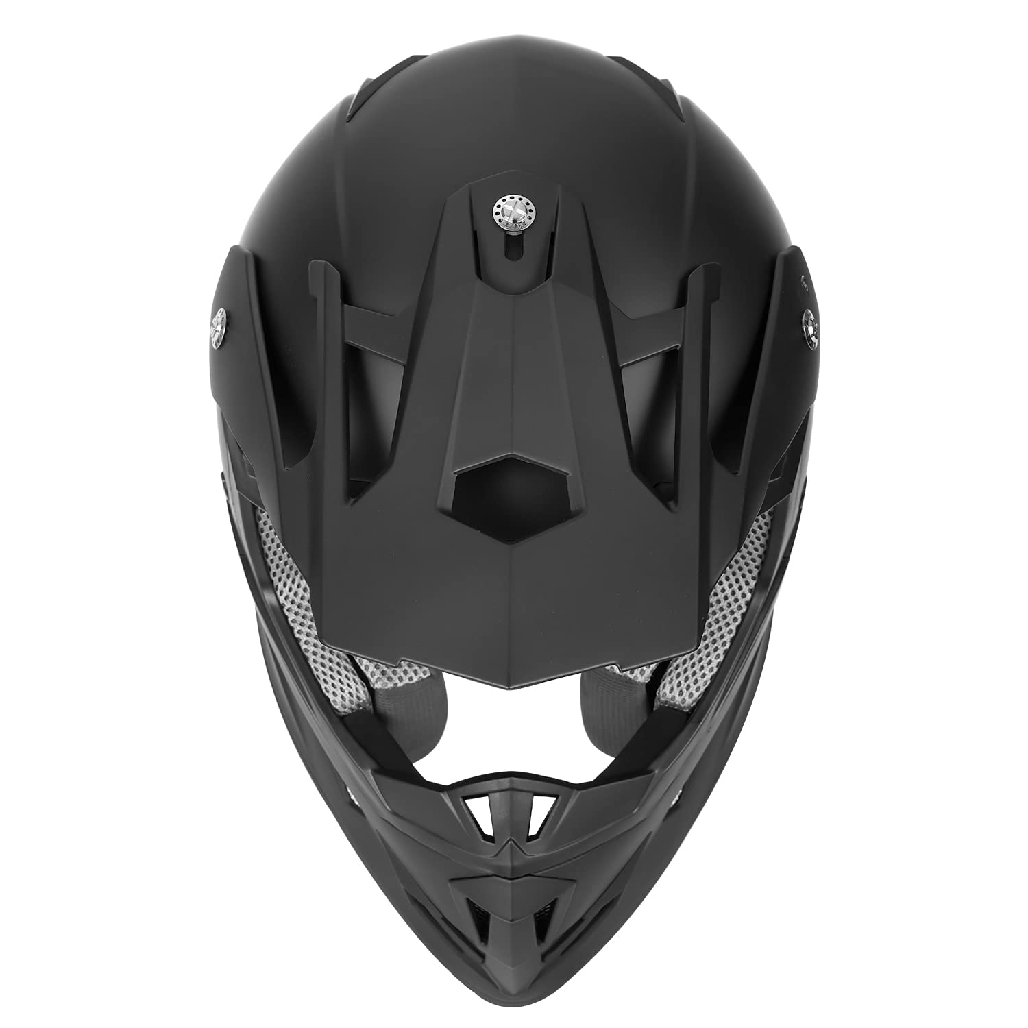 Glx Gx23 Dirt Bike Off-Road Motocross Atv Motorcycle Full Face Helmet For Men Women, Dot Approved (Matte Black, Medium)