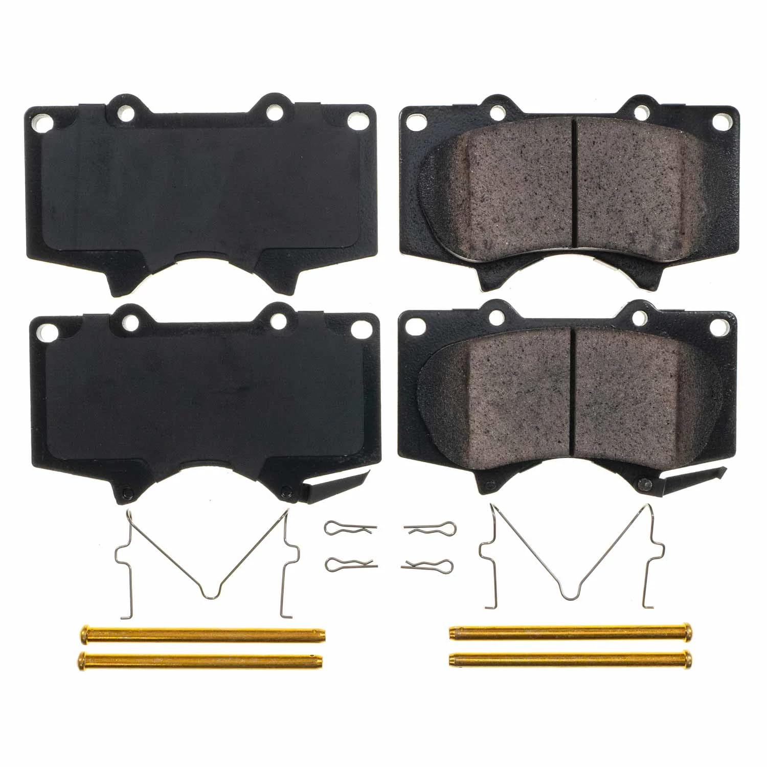 Power Stop 17-976, Z17 Front Ceramic Brake Pads With Hardware For Lexus Gx470, Toyota 4Runner, Toyota Fj Cruiser, Toyota Sequoia