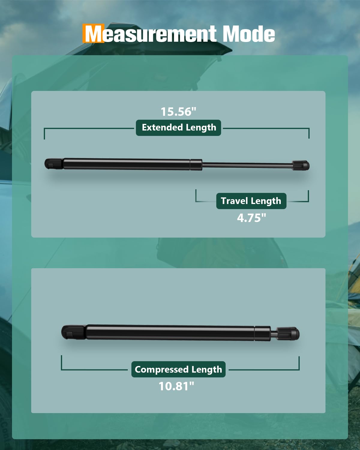 Scitoo Front Hood Lift Supports Struts Gas Springs Shocks Fit For Buick Rendezvous2002-2007