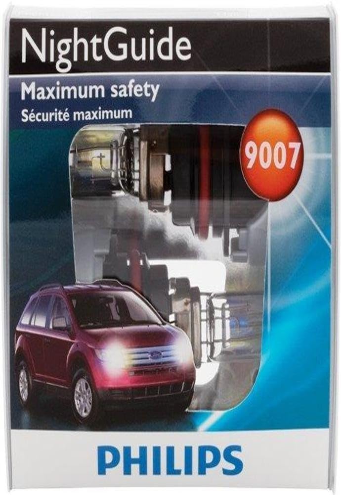 Philips 9007 Nightguide Headlight Bulb, Pack Of 2