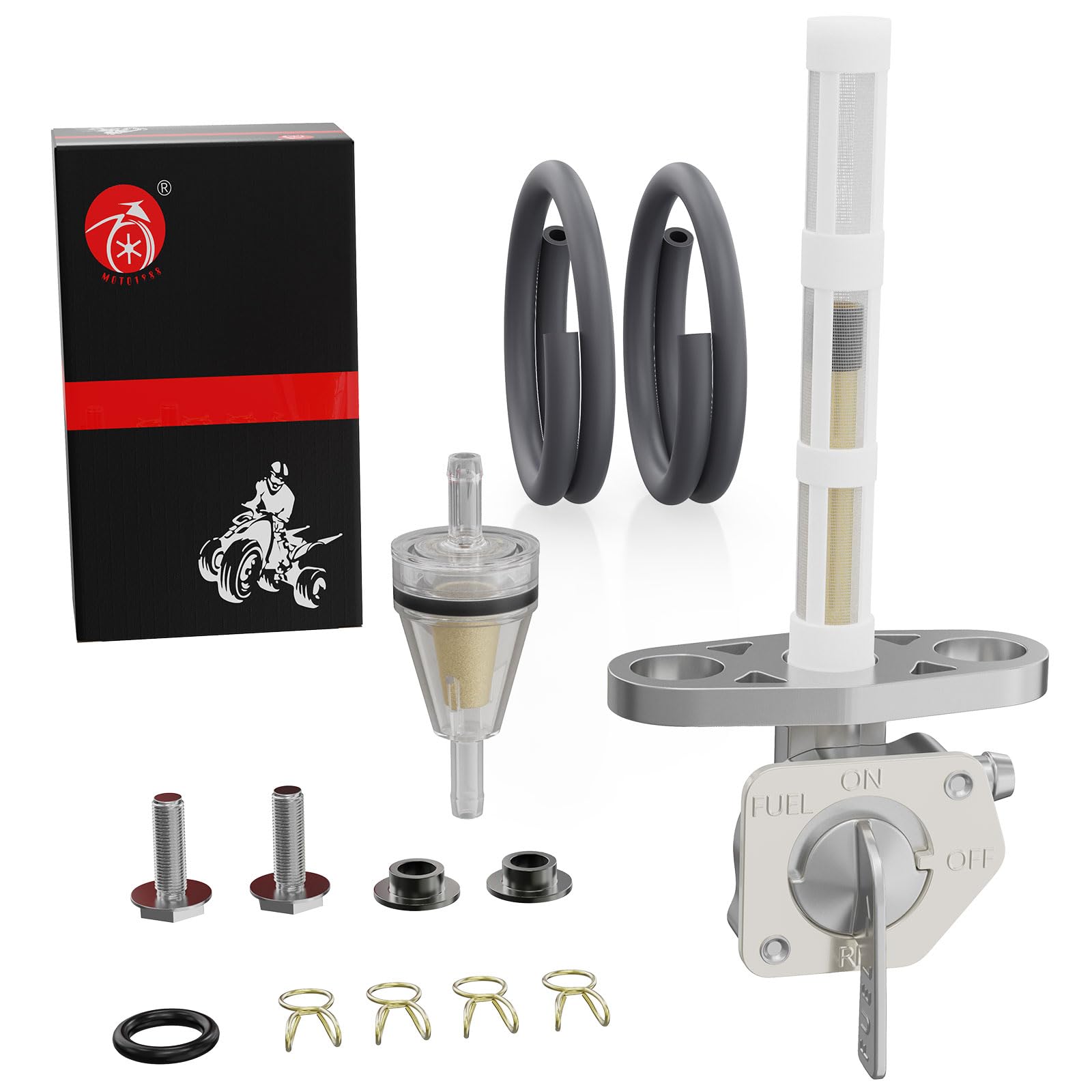 Fuel Valve Petcock Tank Switch Compatible With Honda Xr50 Xr70 Xr80 Xr100 R Crf50 Crf70 Crf80 Crf100 Crf150 Crf230 F 16950-Gel-7
