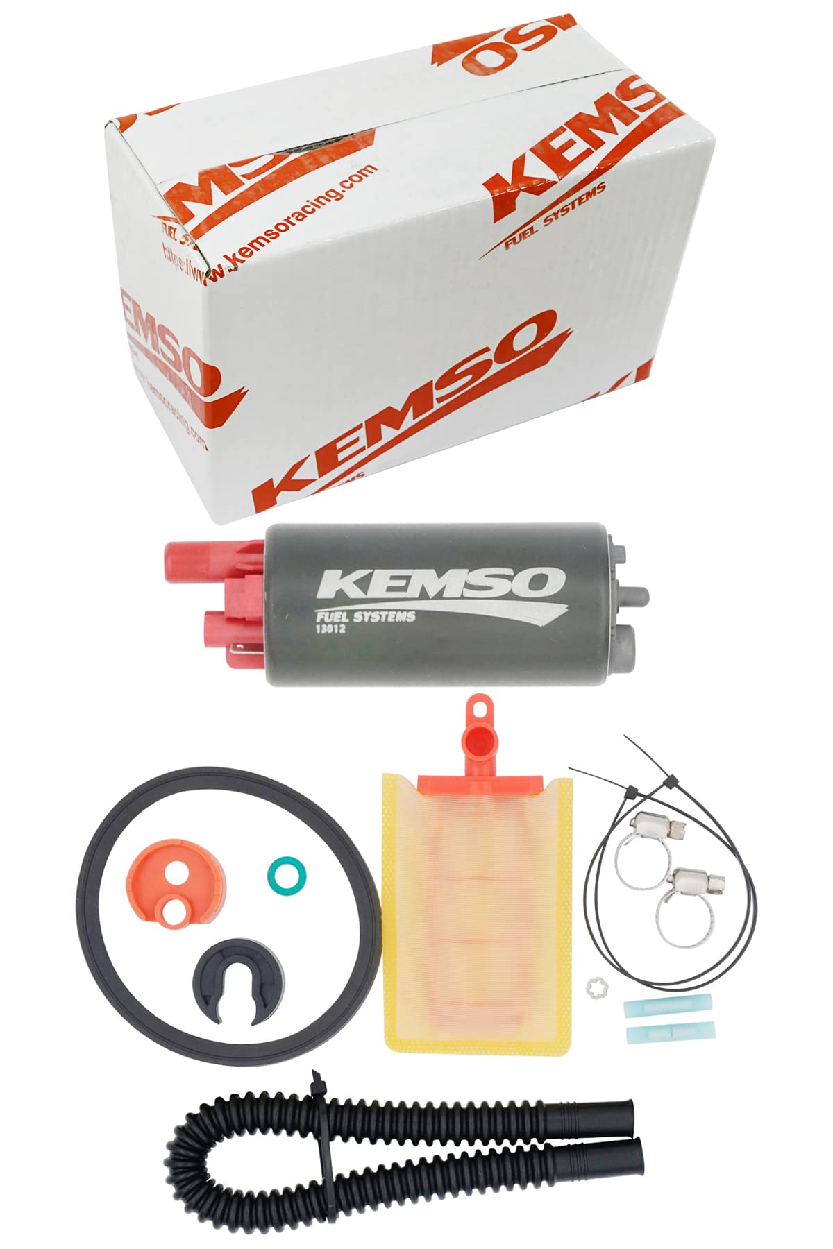 KEMSO Intank Electric Fuel Pump & Install Kit - Alloy Steel, Model 13012, OEM Replacement