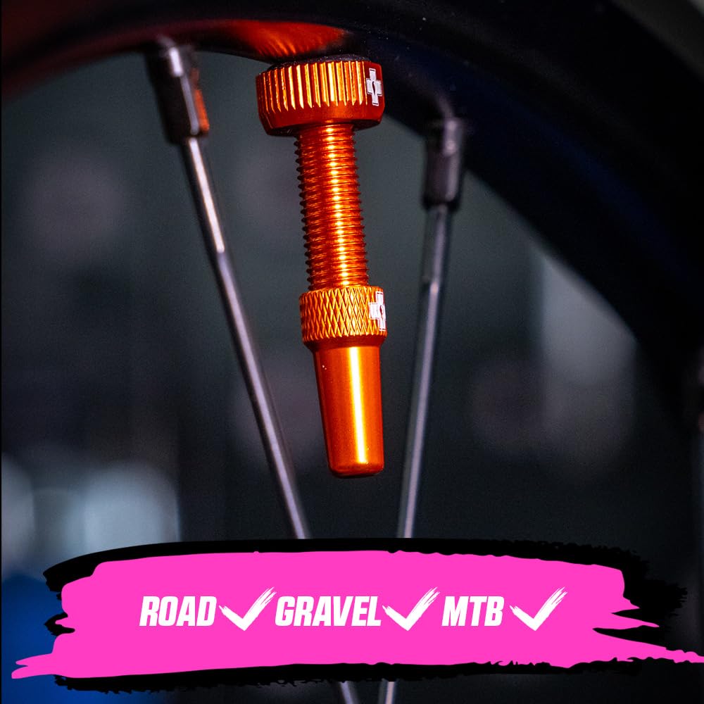 Muc-Off Tubeless Valves/60Mm/Orange V2