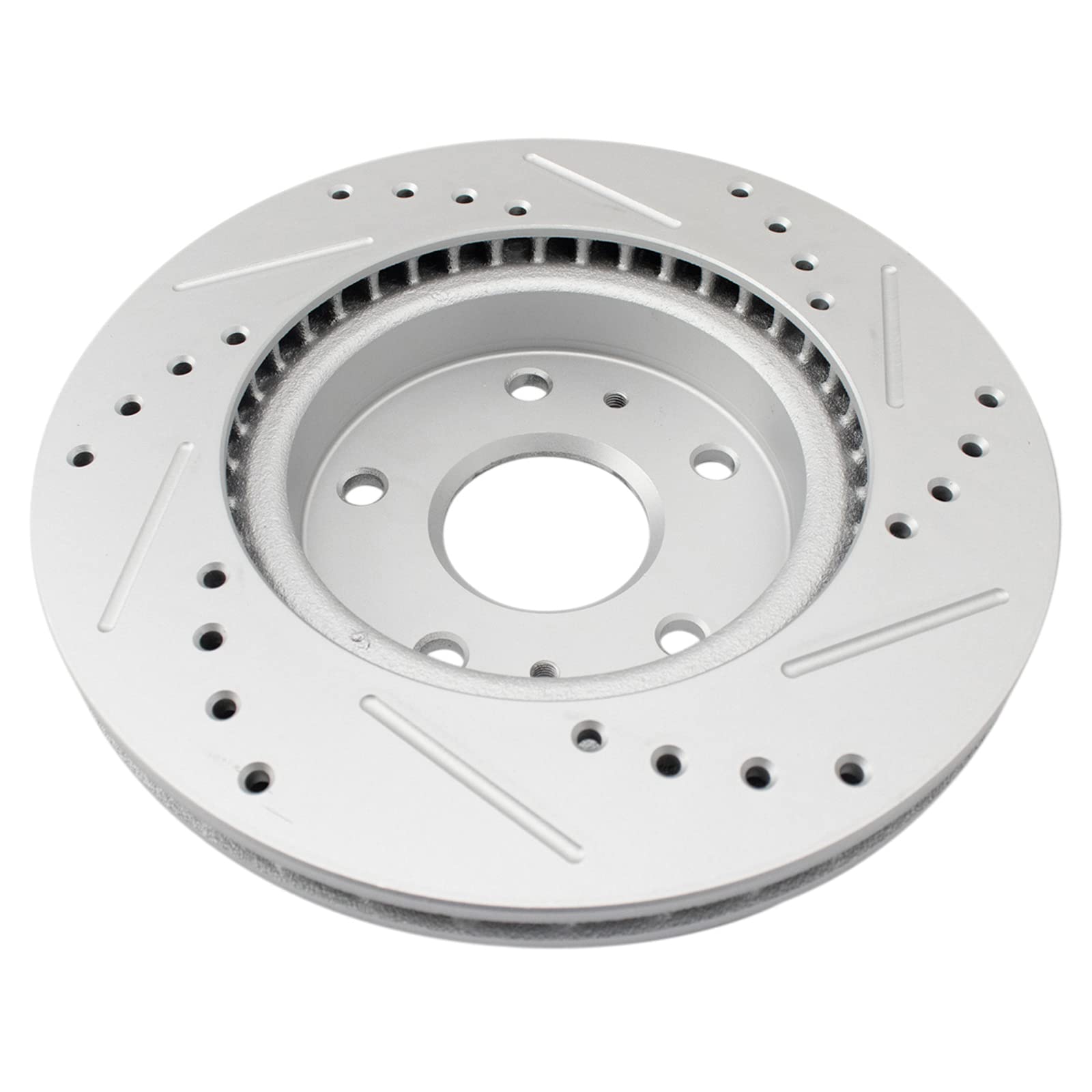 Trq Front Performance Brake Rotors Set Premium G-Coated Compatible With 2007-2013 Suzuki Sx4