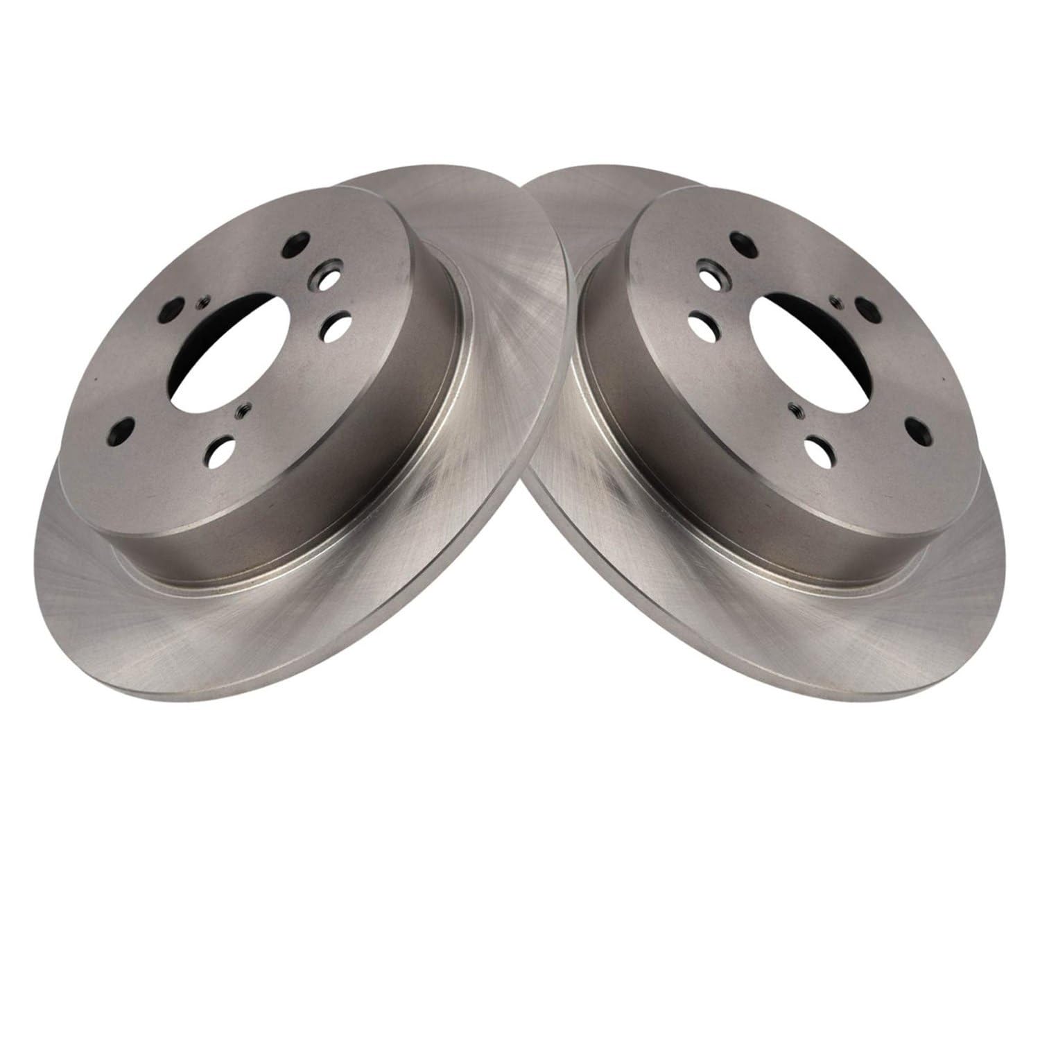 Trq Rear Brake Rotors Set Compatible With 2018-2024 Toyota Camry