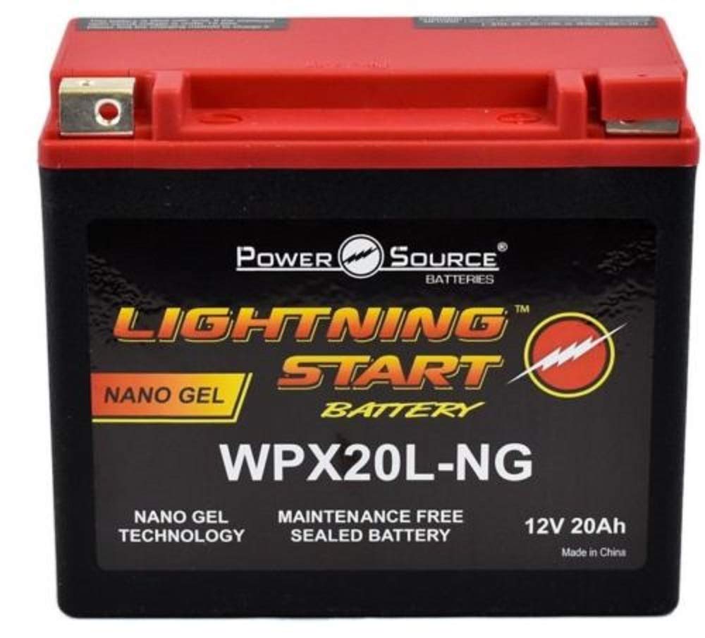 Harley FLSTF Fat Boy Softail 1340 1450 1584 1690 500cca Lightning Start 20ah Battery replacemnt 1991-1995 1996 1997 1998 1999 20