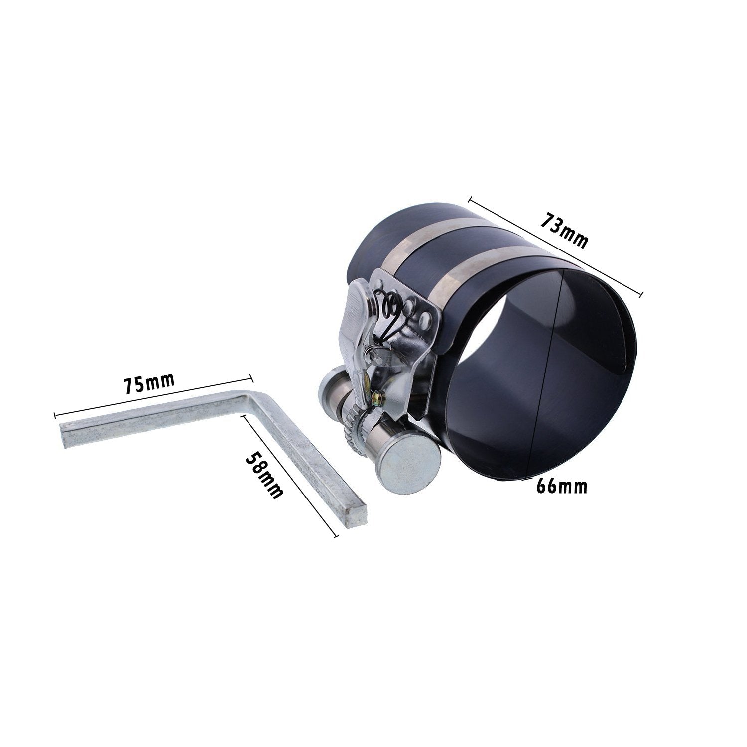 Mmondod Car Engine Piston Ring Installer Removal Kit - Piston Ring Compressor 2 1/8'' To 7'' & Adjustable Piston Installer Plier