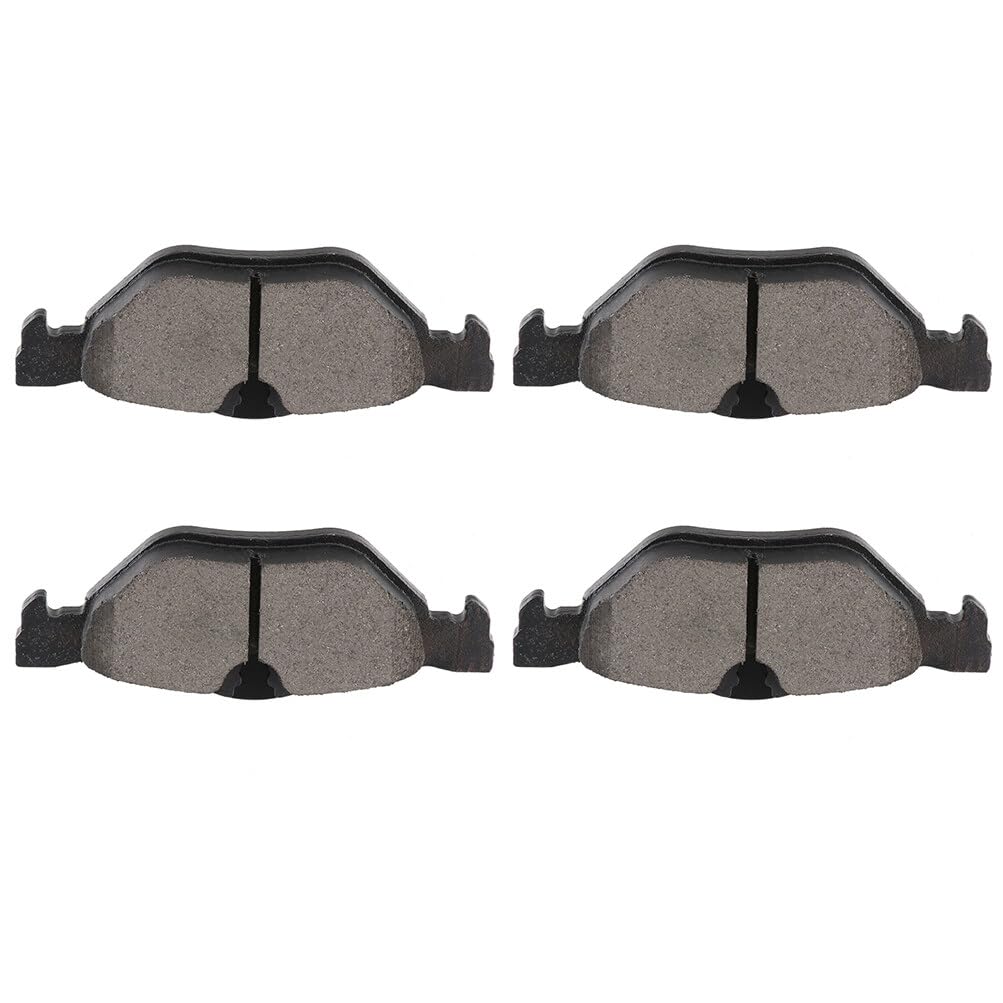 Cciyu D1267 Rear Semi-Metallic Disc Brake Pads Kit - Bmw 128I 08-13, 328I 07-13, 325I 06 & More - 4Pcs
