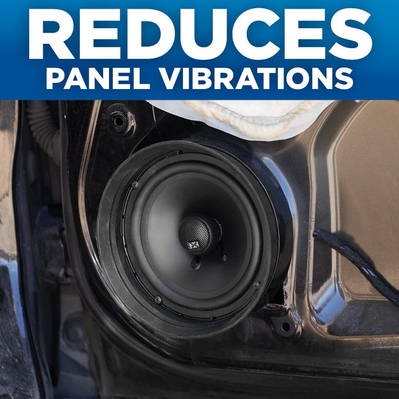 Nvx Xbaf68 2 Piece Universal 6'' X8    And 5''X7'' Silicone Rubber Speaker Baffles With Self Adhesive Foam Base Pad