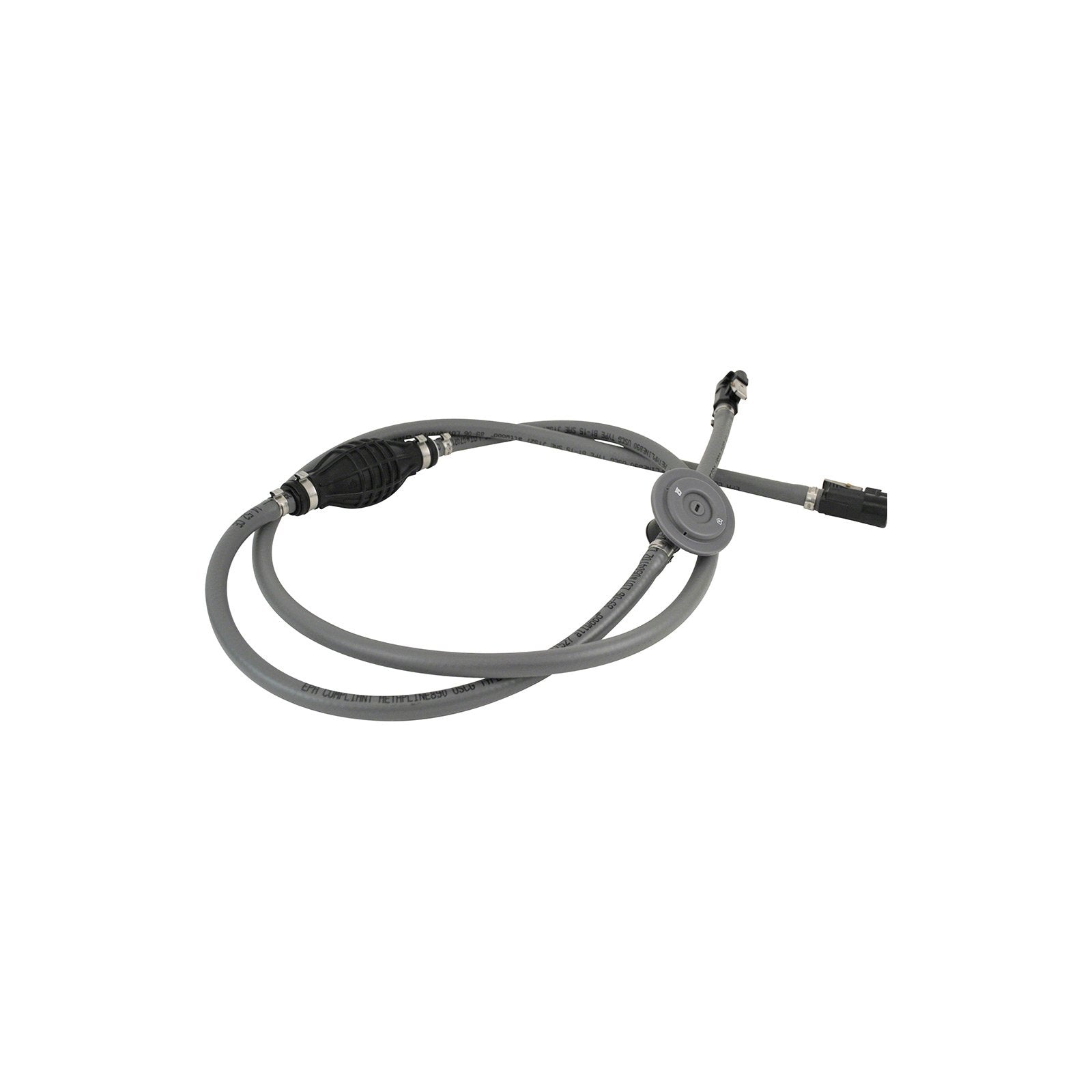 Attwood Universal Fuel Line Assembly Kit Without Tank Fitting, 6-Feet X 3/8-Inch