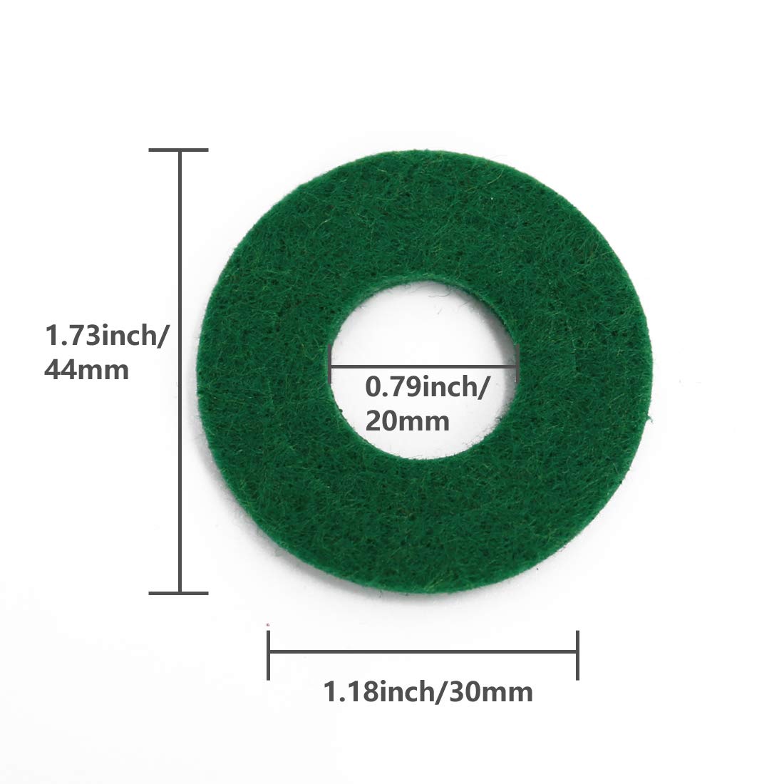Utsauto Battery Terminal Anti Corrosion Washers Fiber 8 Pieces Battery Terminal Protector (4 Red And 4 Green)