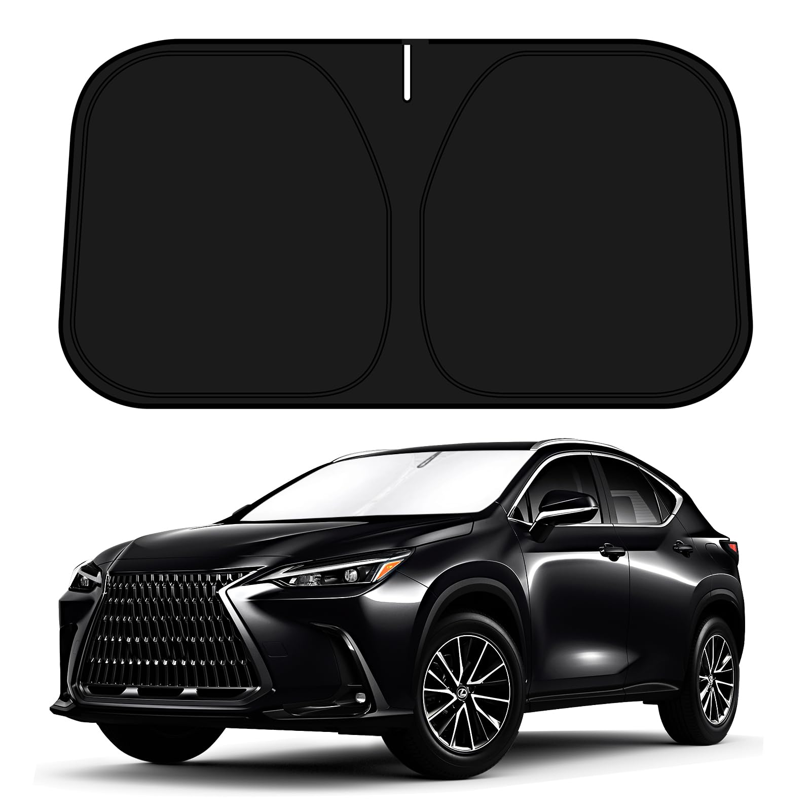 D-Lumina Windshield Sun Shade For 2022-2025 Lexus Nx Nx250 Nx350 Nx350H Nx450H+ Accessories, Front Window Sunshade Sun Visor Pro
